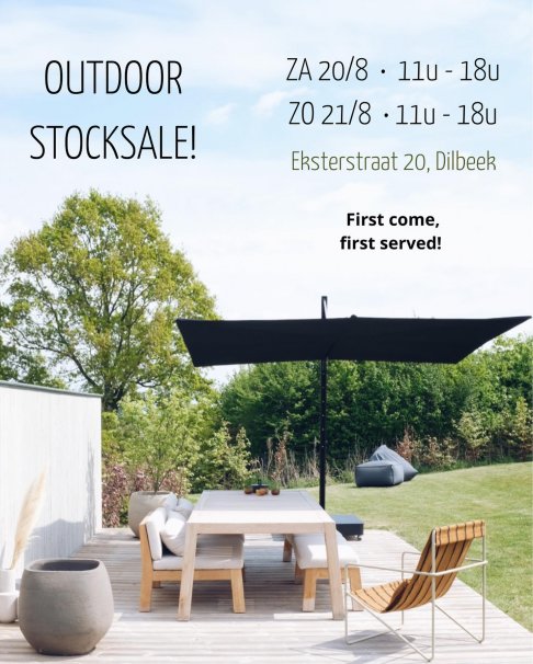 Outdoor stocksale Het ensemble