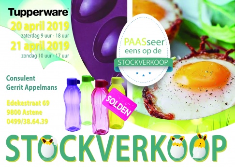 Tupperware stockverkoop - 1