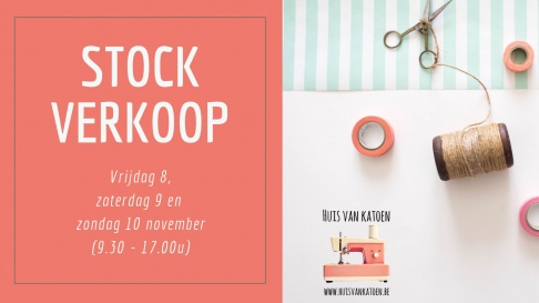 Stockverkoop stoffen Huis van katoen