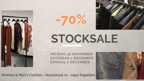 Stocksale Women and Mens's Fashion Kapellen