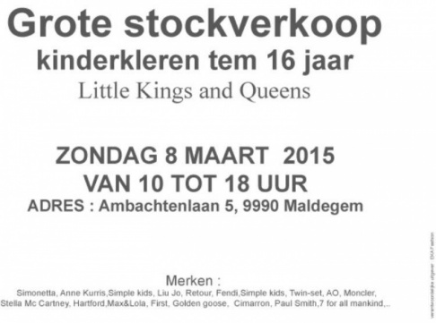 Stockverkoop kinderkleren