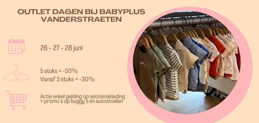 Zomer Outlet Babyplus Vanderstraeten