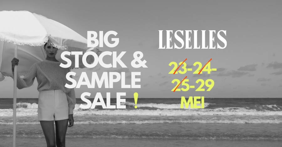leselles stock- en sample sale
