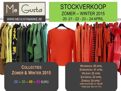 Stockverkoop zomer en winter 2015