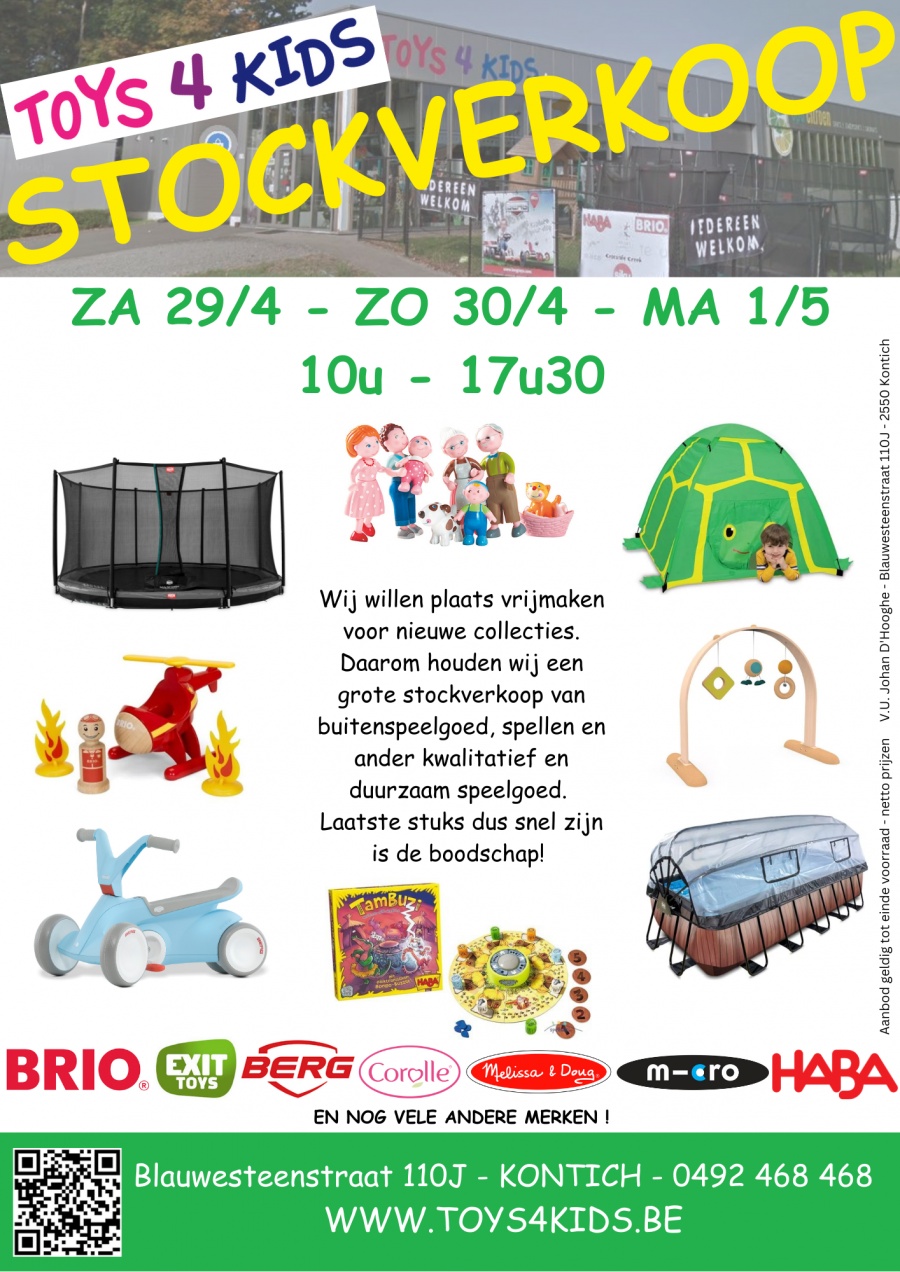 Stockverkoop Toys4Kids