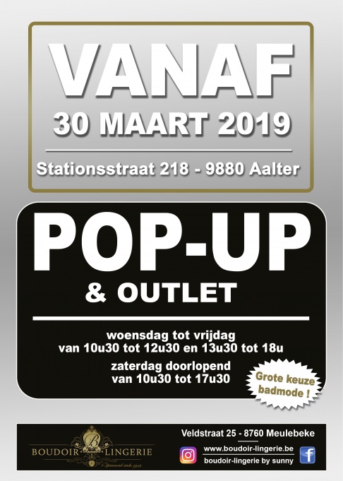 Popup & outletverkoop lingerie