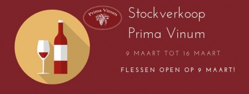 Stockverkoop + Degustatie Prima Vinum