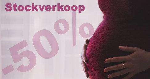 Stockverkoop zwangerschapskledij - Mamamia Izegem