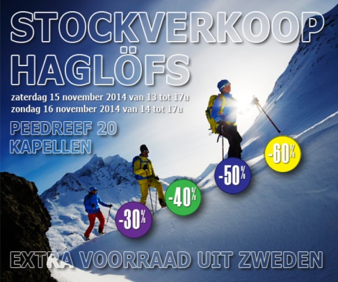 Stockverkoop Haglöfs