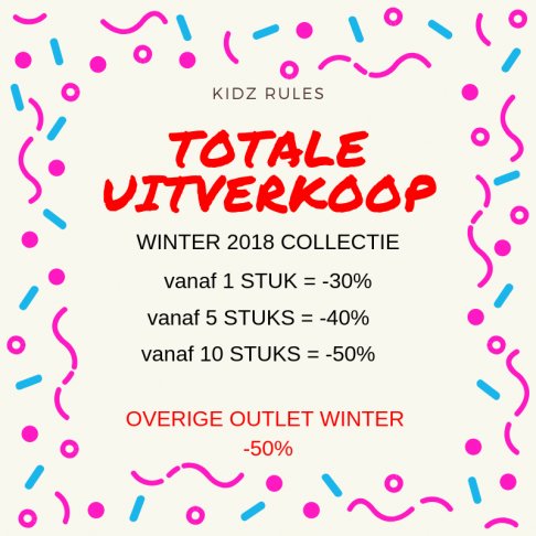 Totale uitverkoop  KIDZ RULES Lichtaart - 2