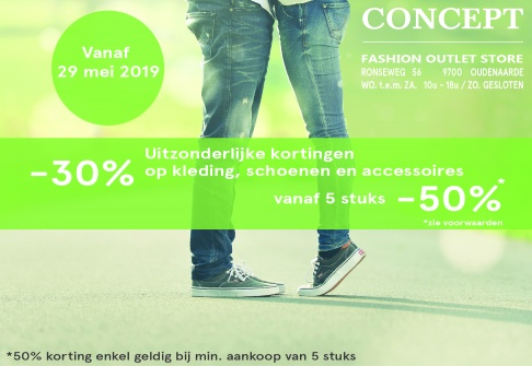 Zotte koopjes bij Concept Fashion Outlet (Oudenaarde) - 1