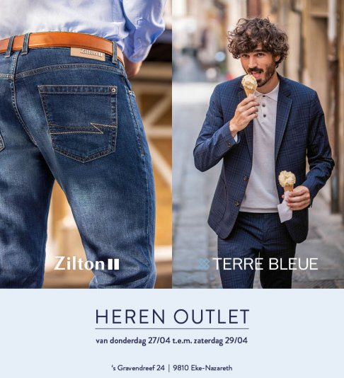 Outlet Terre Bleue Heren + Zilton