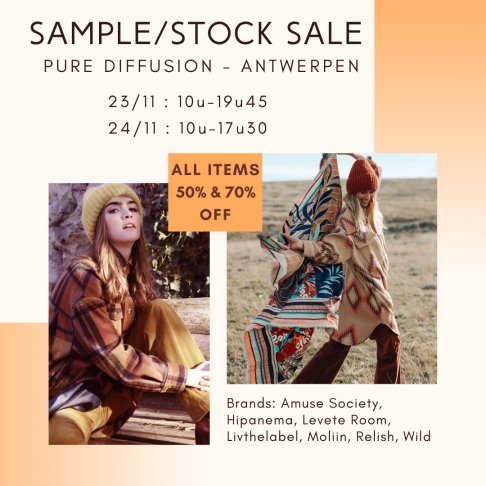 PURE DIFFUSION sample sale