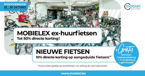 Mobielex stockverkoop