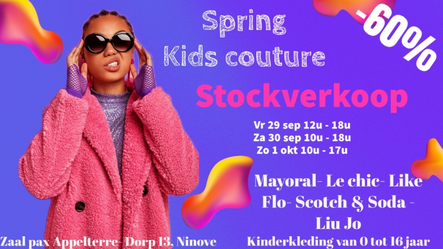 Spring-kids couture stockverkoop