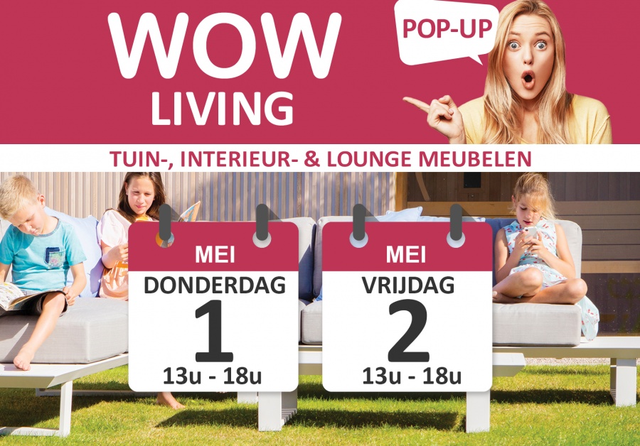 Mega magazijnverkoop van premium tuinmeubelen, interieur & lounge meubelen