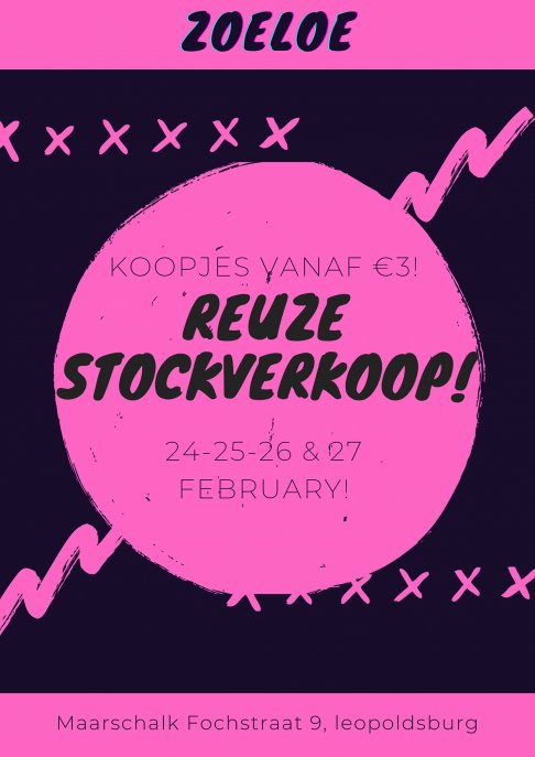 Stockverkoop Bijouterie Claire en Zoeloe