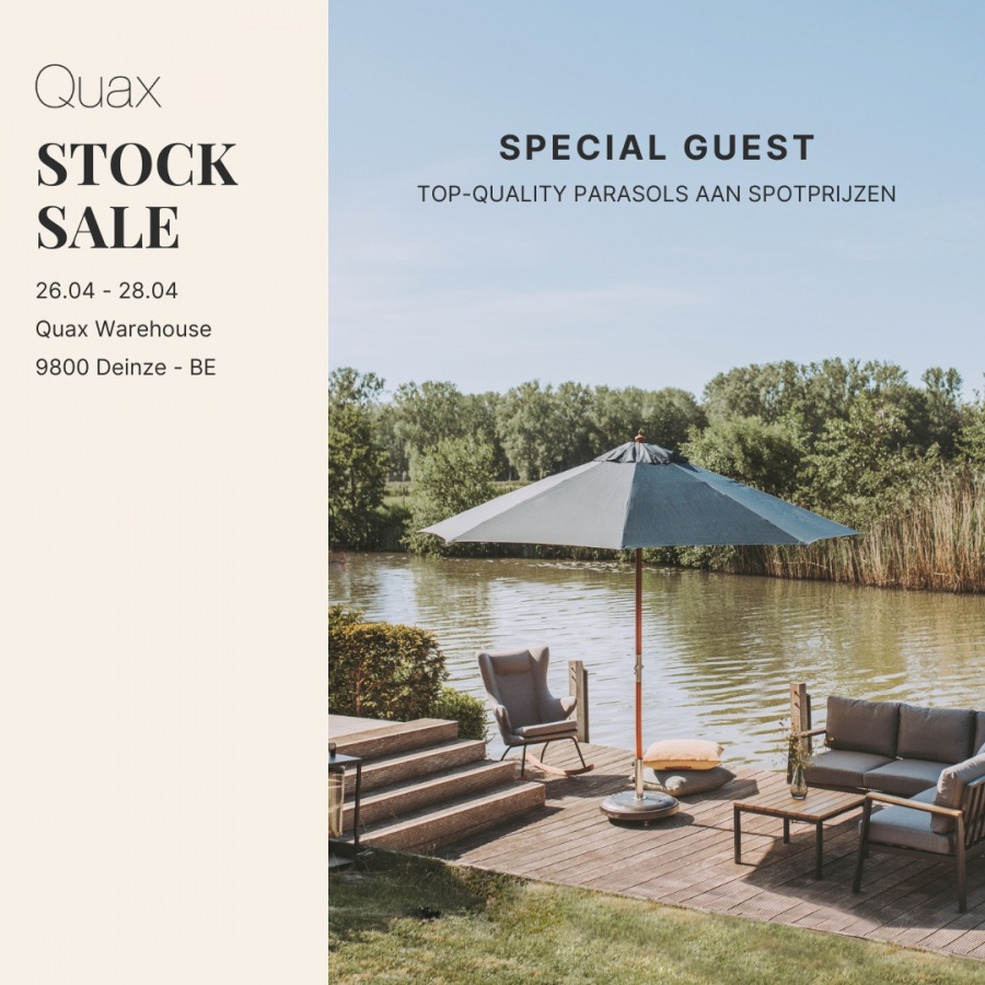 Stockverkoop Quax - High-Quality Parasols van Topkwaliteit