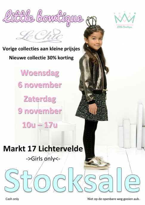 Stockverkoop Le Chic by Little Bowtique