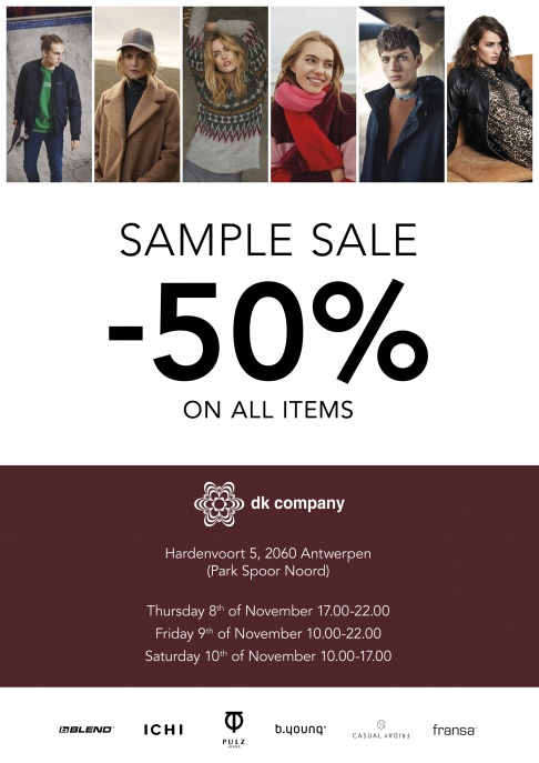 DK Company Sample Sale Autumn Winter 2018