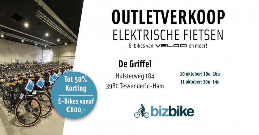 Bizbike outletverkoop elektrische fietsen Tessenderlo-Ham