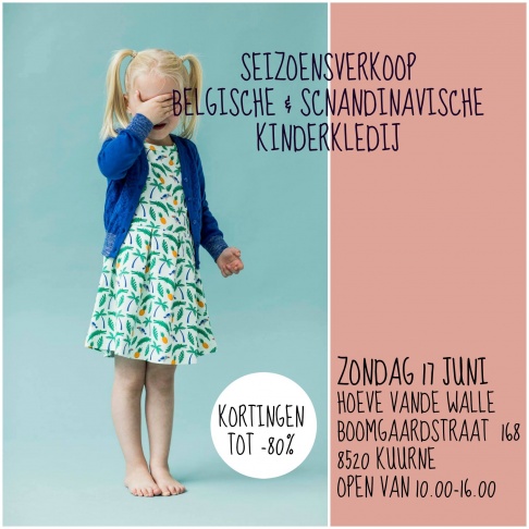 Einde Seizoensverkoop kinderkledij