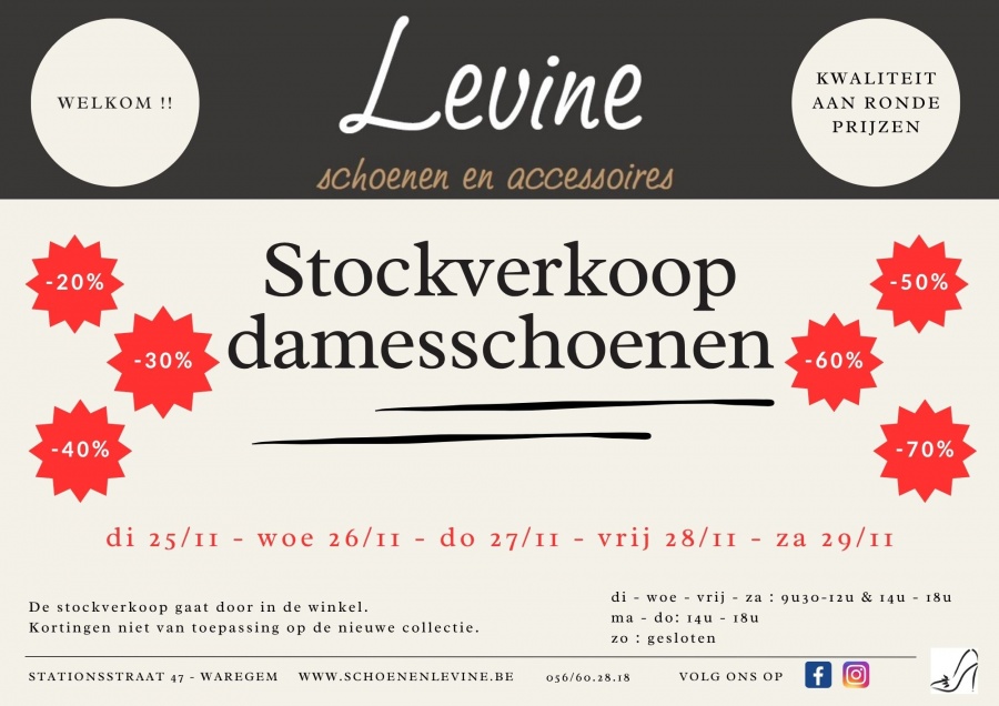 Stockverkoop Damesschoenen