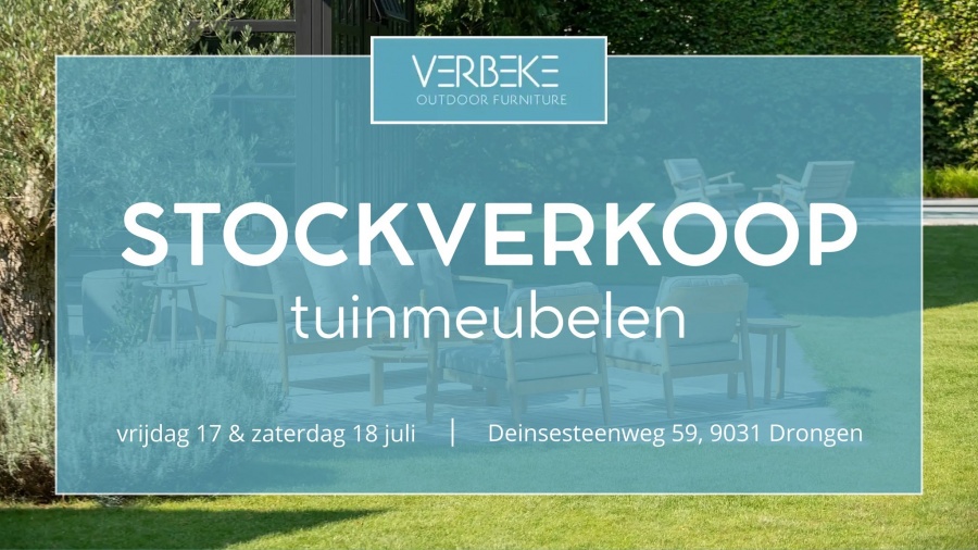 Verbeke Outdoor stockverkoop