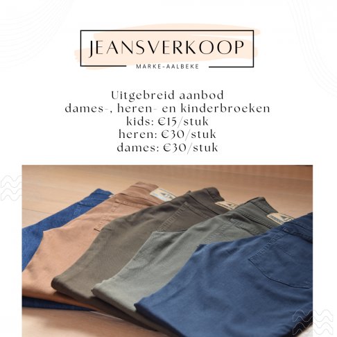 jeansverkoop Marke-Aalbeke