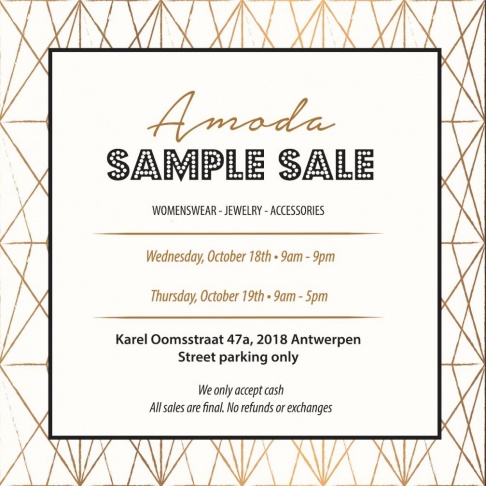 Sample Sale Amoda