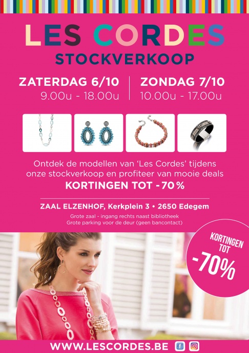 Stockverkoop fantasiejuwelen Les Cordes