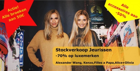 Stockverkoop Jeurissen tot -70% op luxe kleding