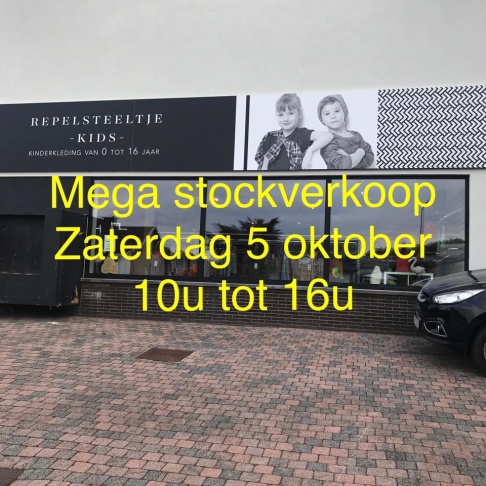 Stockverkoop kinderkleding bij Repelsteeltje