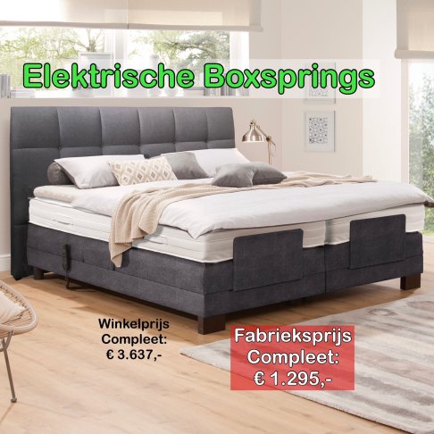 Leegverkoop elektrische boxspring