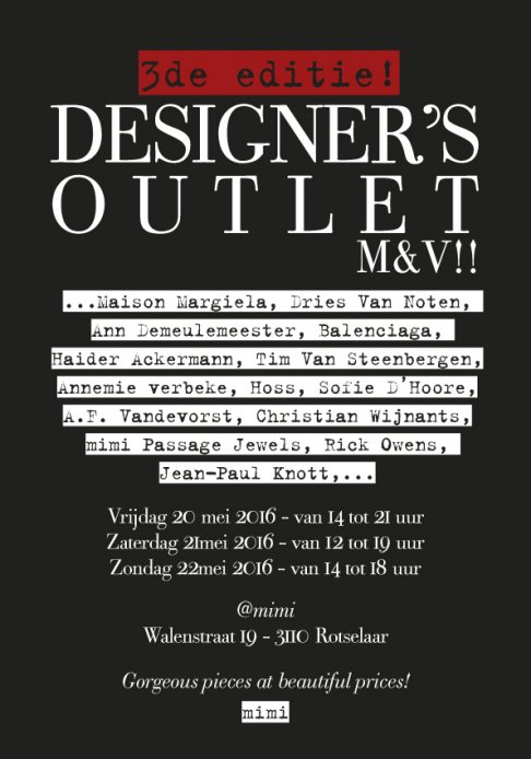 3de Designers Outlet M&V