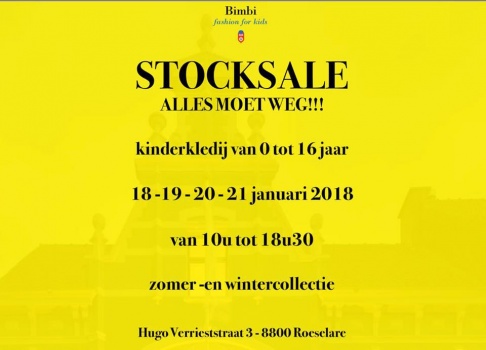 Stockverkoop Bimbi