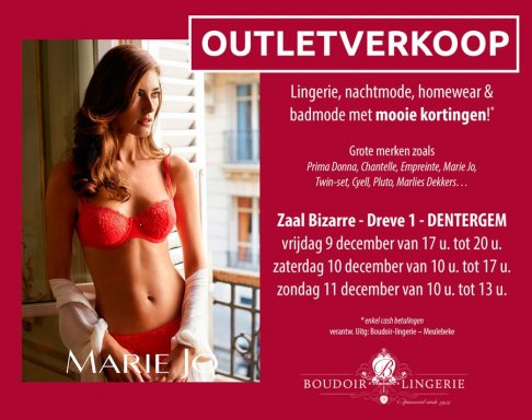 Outletverkoop lingerie