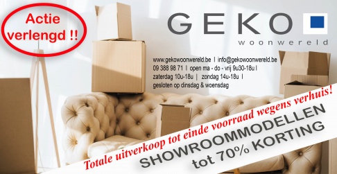 ACTIE VERLENGD! Totale uitverkoop tot einde voorraad wegens verhuis! 