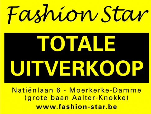 Fashionstar uitverkoop