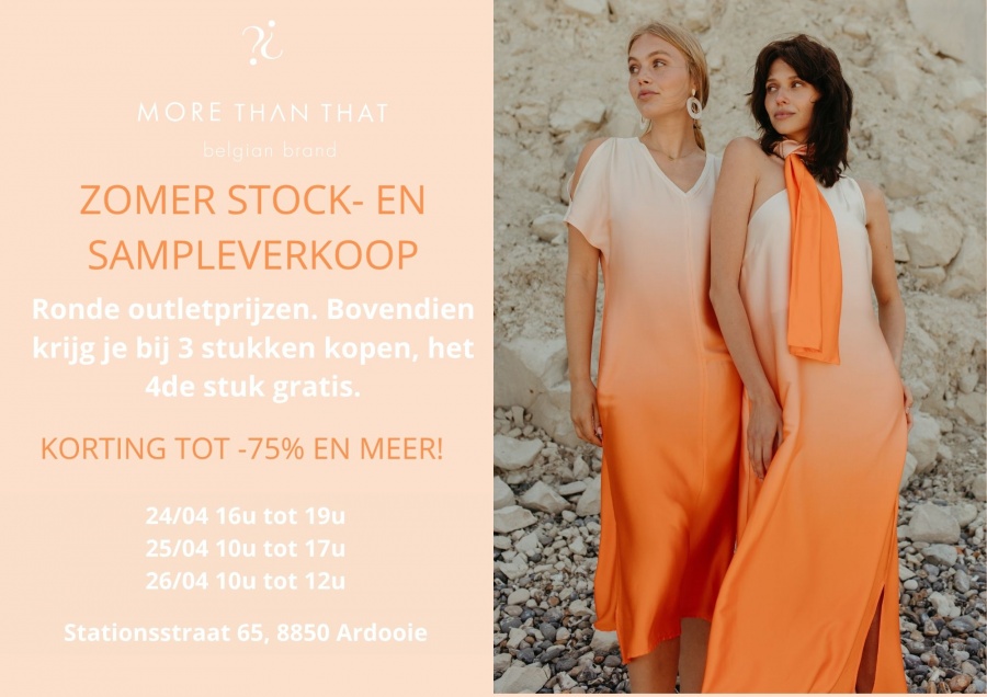 MORE THAN THAT - Stock & Sample verkoop
