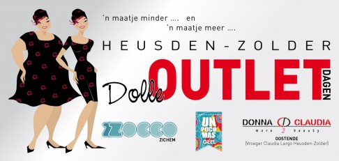 Dolle outletdagen voor dames met 'n maatje minder...& 'n maatje meer... in Heusden-Zolder !