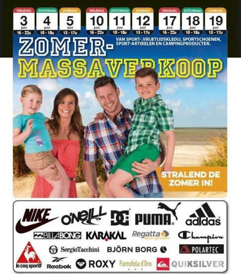 Zomer Massaverkoop