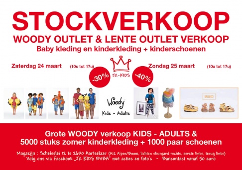 JX KIDS OUTLET  - WOODY  & Kinderschoenen en kleding (0-jaar)