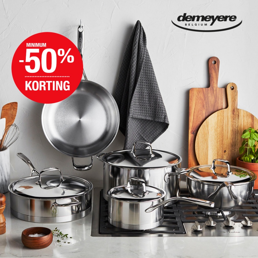 Demeyere stockverkoop