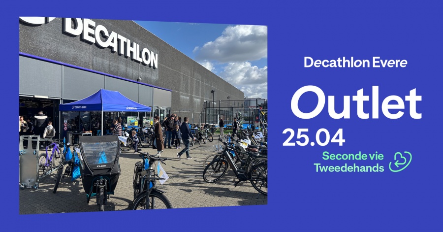 Outlet verkoop tweedehandsfietsen Decathlon