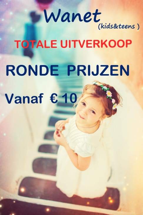 Totale uitverkoop kinderkleding