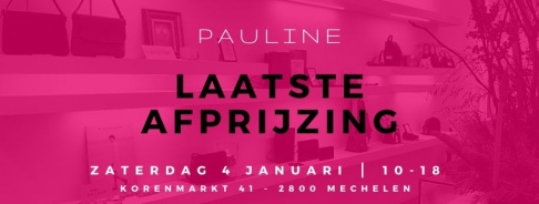 Laatste uitverkoop Pauline Bags