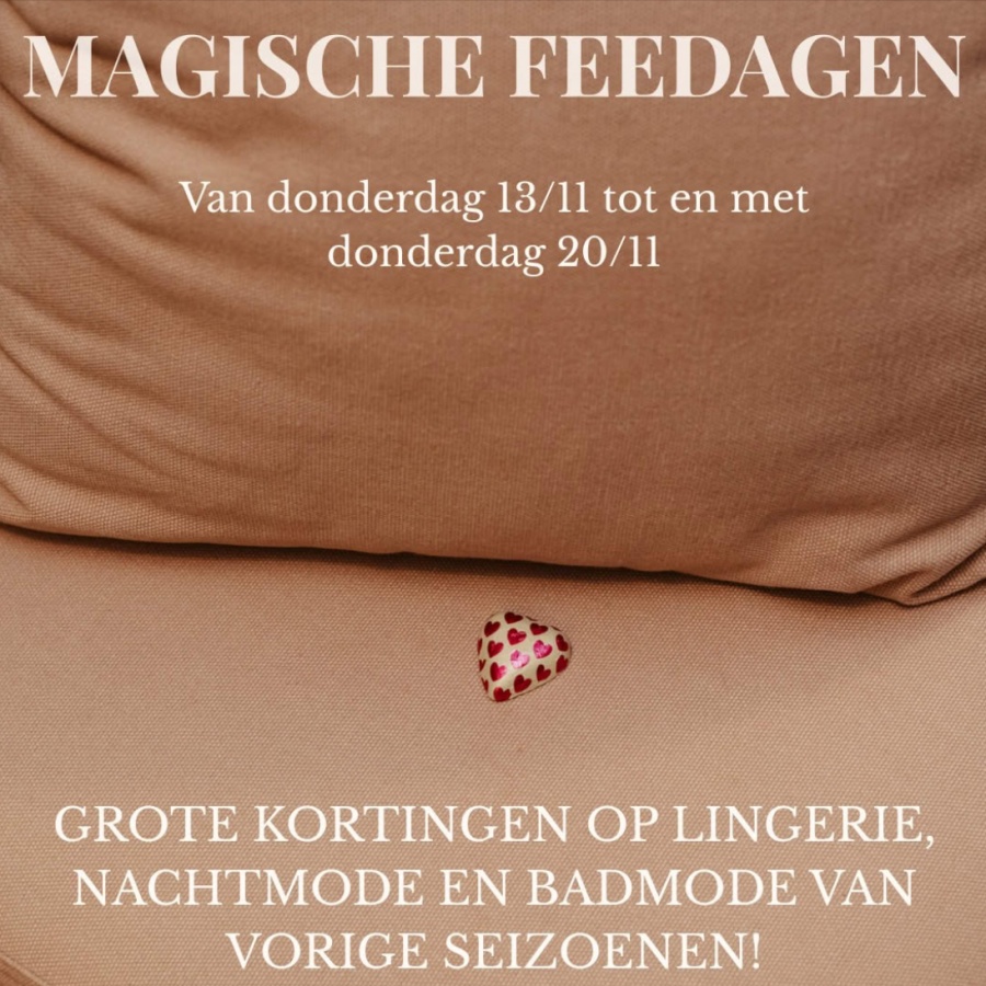 Magische feestdagen bij Lingerie Fee