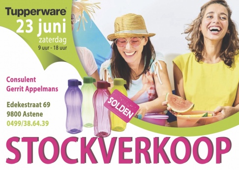 Tupperware-stockverkoop