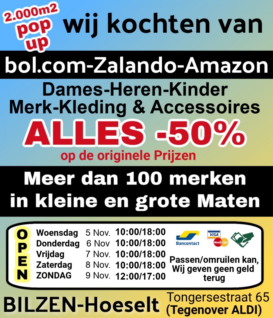 WEBSHOP-OUTLET Bilzen-Hoeselt 